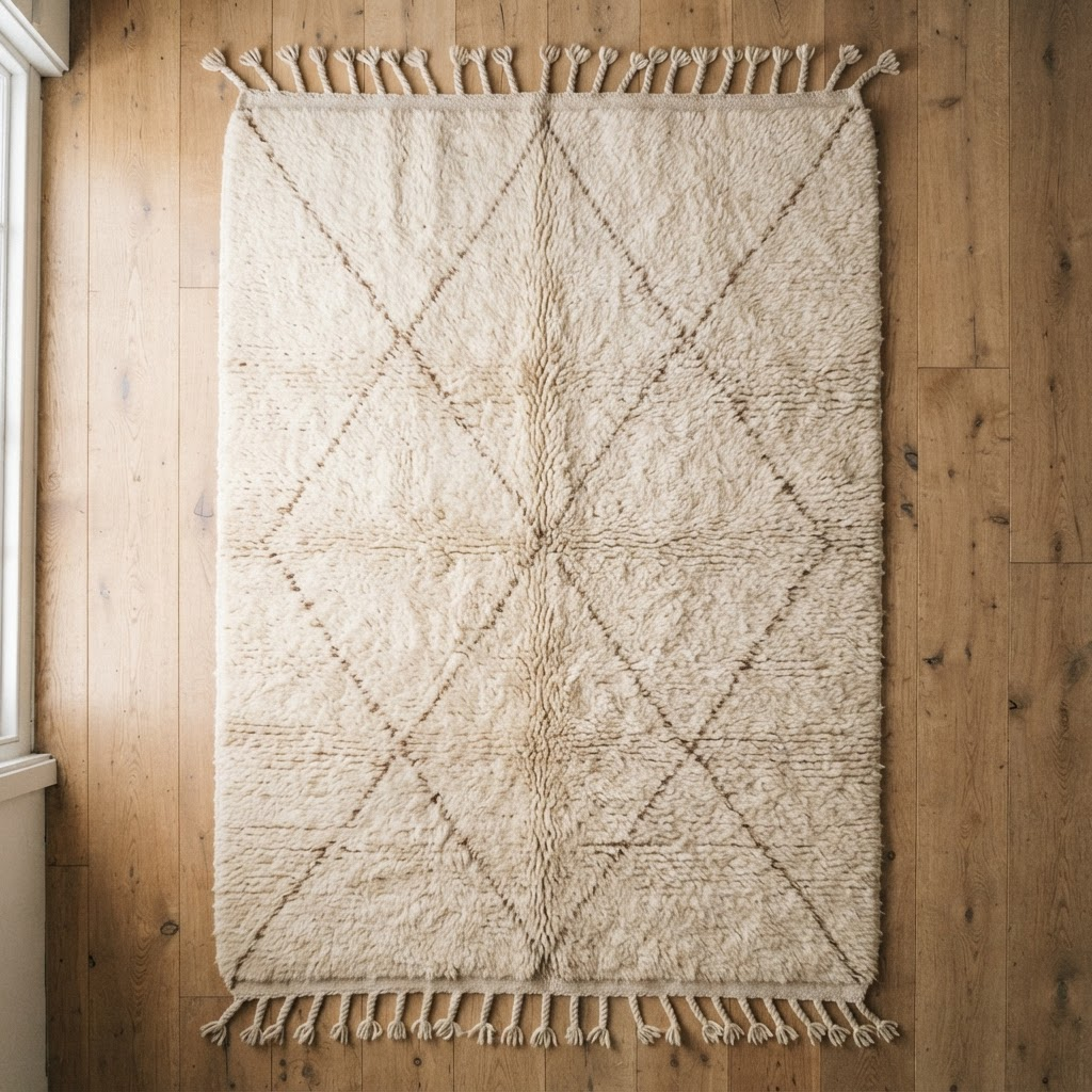 Vintage Beni Ourain — handmade Moroccan rug