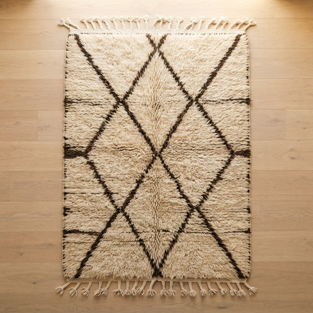 Deep Earth Beni — handmade Moroccan rug
